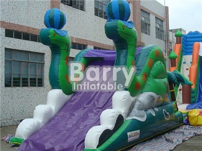 Customized Size Jungle Inflatable Water Slide For Above Ground Pool BY-WS-087